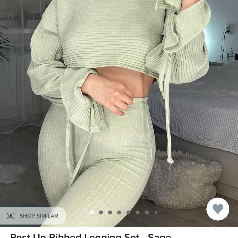 Sage rest up rib legging set - Picture 4 of 5